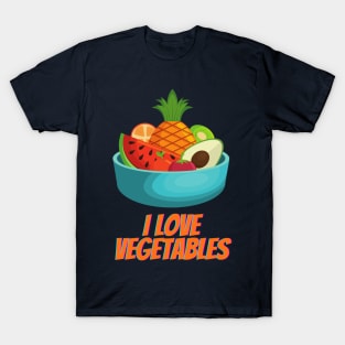 Slightly Wrong Vegetables Fruits T-Shirt